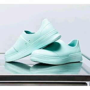 Gales+ PPE Extra lightweight Durable Clog Nursing Shoe Wmn Sz 8 Men Sz 6 Teal